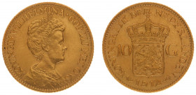 Netherlands - Gouden Tientjes 1875-1933 - 10 Gulden 1912 - Gold - a.XF