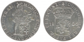 Koninkrijk Holland (Lodewijk Napoleon 1806-1810) - Zilveren Dukaat 1806 (Sch. 121 / Delm. 982) - cleaned - VF