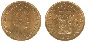 Netherlands - Gouden Tientjes 1875-1933 - 10 Gulden 1912 - Gold - XF