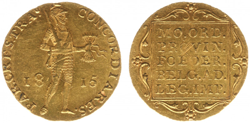 Koninkrijk NL Willem I als Soeverein-vorst (1813-1815) - Gouden Dukaat 1815 (Sch...