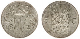 Koninkrijk NL Willem I (1815-1840) - 5 Cent 1827 U (Sch. 317) - a.UNC