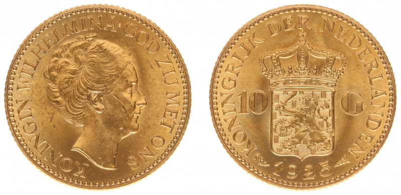 Netherlands - Gouden Tientjes 1875-1933 - 10 Gulden 1925 - Gold - UNC