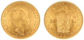 Netherlands - Gouden Tientjes 1875-1933 - 10 Gulden 1927 - Gold - XF