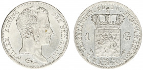 Koninkrijk NL Willem I (1815-1840) - 1 Gulden 1828 U (Sch. 265/R) - XF