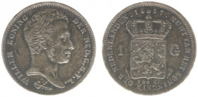 Koninkrijk NL Willem I (1815-1840) - 1 Gulden 1837 (Sch. 268) - good VF
