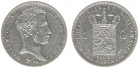 Koninkrijk NL Willem I (1815-1840) - 1 Gulden 1837 (Sch. 268) - VF