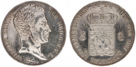 Koninkrijk NL Willem I (1815-1840) - 3 Gulden 1824 U (Sch. 246) - a.XF, heavily polished