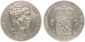 Koninkrijk NL Willem I (1815-1840) - 3 Gulden 1832/22 OVERDATE (Sch. 250d) - XF, sm. rim nick, polished