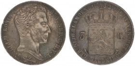 Koninkrijk NL Willem I (1815-1840) - 3 Gulden 1832/22 OVERDATE (Sch. 250d) - XF, polished, sm. rim nick