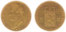 Koninkrijk NL Willem I (1815-1840) - 5 Gulden 1827 U (Sch. 196) - a.VF