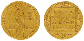 Koninkrijk NL Willem I (1815-1840) - Gouden Dukaat 1818 U (Sch. 205) - VF