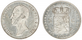 Koninkrijk NL Willem II (1840-1849) - ½ Gulden 1847 (Sch. 530) - a.UNC