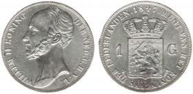 Koninkrijk NL Willem II (1840-1849) - 1 Gulden 1847 (Sch. 525) - XF+