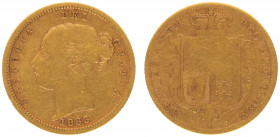 Australia - Sovereign 1883-S (KM5, S.3862-E, Fr.13) - Gold - VF/F
