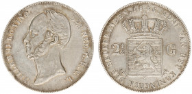 Koninkrijk NL Willem II (1840-1849) - 2½ Gulden 1846 mm. zwaard (Sch. 513) - VF/XF