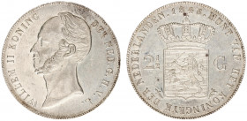 Koninkrijk NL Willem II (1840-1849) - 2½ Gulden 1846 mm. zwaard (Sch. 513) - XF+