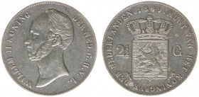 Koninkrijk NL Willem II (1840-1849) - 2½ Gulden 1849 (Sch. 516) - VF+
