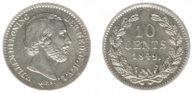 Koninkrijk NL Willem III (1849-1890) - 10 Cent 1849 (Sch. 640) - XF