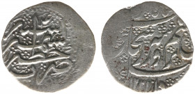 Afghanistan - Shah Shuja al-Mulk, 2nd reign (1803-1808) - AR Rupee AH1221/Ry.4, Khitta Kashmir (KM598) - good VF