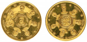 Netherlands - Medal 'Ajax Europacup 1968-1969' - Gold 6,68 gram - XF