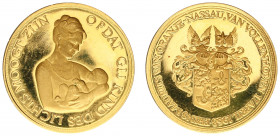 Netherlands - Medal 'Birth of Prins Maurits 1968' - Gold 7.26 gram .900 - Proof