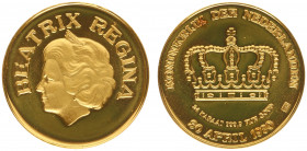 Netherlands - Medal Beatrix Kroningsdukaat - Gold 6,22 gram .999 - FDC