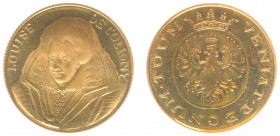 Netherlands - Medal Louise de Coligny - Gold 3,7 gram .750 - Proof