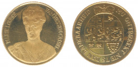 Netherlands - Medal Maria Louise van Hessen Cassel - Gold 3.7 gram .750 - Proof