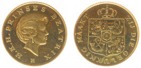 Netherlands - Medal Prinses Beatrix - gold 3,70 gram .750 - Proof