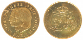 Netherlands - Medal Prinses Irene - gold 3,70 gram .750 - Proof