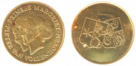 Netherlands - Medal Prinses Beatrix - gold 3,70 gram .750 - Proof