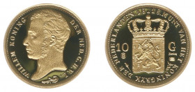 Netherlands - Medal 'Het waardevolste Goud van Nederland - 10 Gulden 1818' - Gold 3.5 gram .585 - Proof, issued by HNM