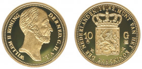 Netherlands - Medal 'Het waardevolste Goud van Nederland - 10 Gulden 1842' - Gold 3.5 gram .585 - Proof, issued by HNM