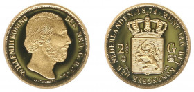 Netherlands - Medal 'Het waardevolste Goud van Nederland - 2½ Gulden 1874' - Gold 3.5 gram .585 - Proof, issued by HNM