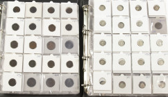 America - 3 albums American coins, collected by date and type a.w. many silver