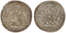 Austria - Empire - Karl VI (1711-1740) - ½ Taler 1712-BW, Kuttenberg (KM--, Her.500, Diet.994) - Obv: Laureate bust right / Rev: Crowned double headed...