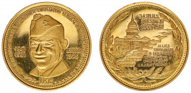 Miscellaneous - Medal 'Eisenhower' - gold 6,76 gram . 900 - UNC
