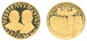 Miscellaneous - Medal 'Vaticaans Concilie 1962' - gold 3,52 gram .900 in folder - UNC