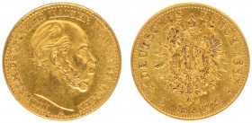 Miscellaneous - Medal 5 Mark 1887-A Preussen - Gold 1.98 g. - VF