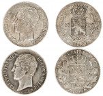 Belgium - Leopold I (1831-1865) - 20 Centimes 1853 - with periods (KM19, Aern.46) - Obv: Head left / Rev: Crowned arms within wreath - good VF (2)