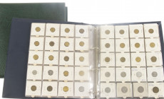 Brazil - 2 albums with 317 Brazilian coins collected by date a.w. 40 reis to 50 centavos