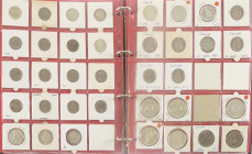 Canada - Album with 208 Canadian coins and 11 tokens collected by date and type a.w. many silver