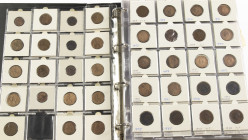 England - Collection coins England ca. 1917-1997 Farthing to 5 Pounds, collected by date