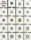 Europe - Collection coins of Eastern European countries in album, collected by type incl. Croatia, Bosnia, Yugoslavia, Romania etc.