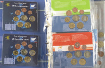 Euro's - Collection Euro coins and some sets in album, also some various world coins