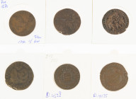 Rekenpenningen / Jetons - Lots - Small lot with 5 jetons a.w. 1650 Brussel 'Inauguration Anna of Austria in Spain' (Dugn.4035) and 1686 'Victory of Au...