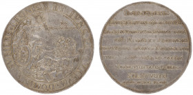 Historiepenningen - 1648 - Medal 'Vrede van Münster' by E. Ketteler (vLoon.312.2) - Obv. Pax holding caduceus and cornucopiae, in chariot drawn by Spa...