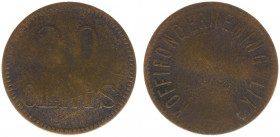 Plantagegeld / Plantation tokens - Liki Koffie-onderneming - 30 cents c.1896 - c.1910 (LaBe 130 / LaWe 162 / Scho. -) - Obv. Plain centre. Legend : Ko...
