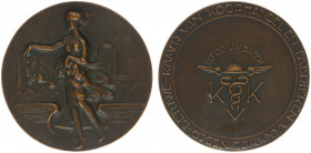 Historiepenningen - 1933 - Medal 'Kamer van Koophandel en Fabrieken voor de Neder-Betuwe' by G. Jacobs van den Hof (KB.707) - Obv. Woman scattering fl...