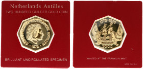 Overzeese Gebiedsdelen - Nederlandse Antillen - 200 Gulden 1976 'Andrew Doria' - Gold - BU